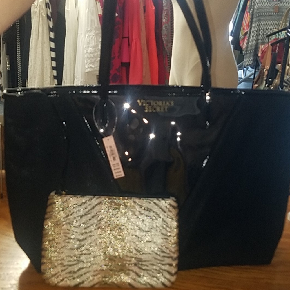 Victoria's Secret Bag and Makeup Bag NWT